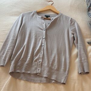 Ann Taylor | 100% Cotton Sweater— Dusty Purple